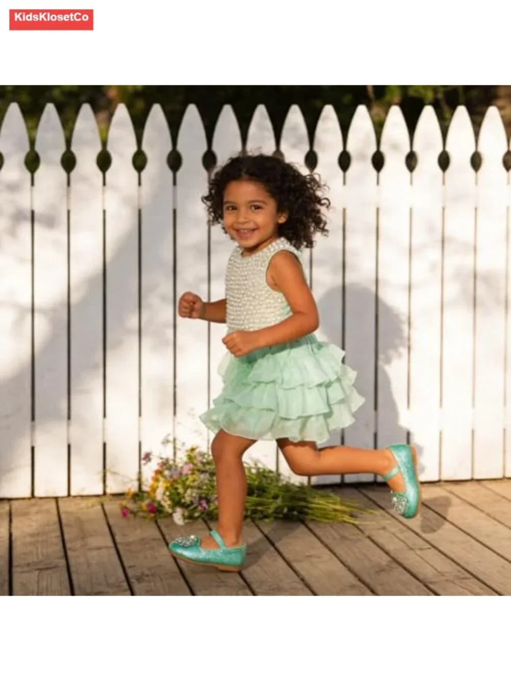 Toddler Girls Mary Jane Flats Easy On Comfort Dress Shoes with Cushioned Fit